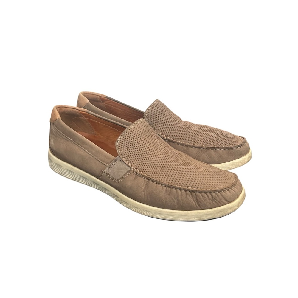 ECCO Men’s Collin 2.0 Loafers 540504 Brown Leather Mesh Comfort Slip On Size 45